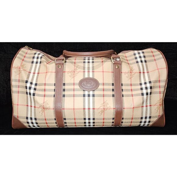 Burberry Nova Check Boston Travel Bag - Picture 1 of 16